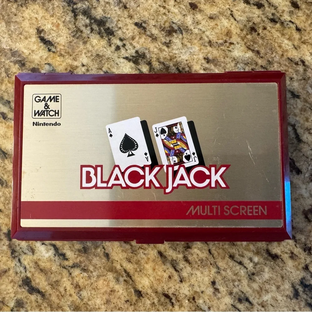 Nintendo Game & Watch Black Jack Multi Screen Handheld Game